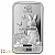 1 Ounce PAMP Lunar Rabbit Platinum Bar